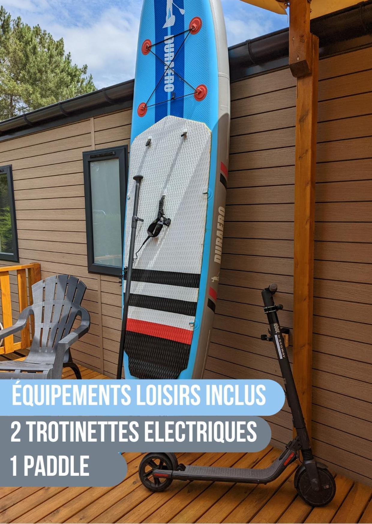 200M De La Plage Bungalow Luxe De 44M2 Menage Et Draps Inclus Camping 5 Etoiles Mayotte Lac Biscarrosse Koyobalys Eksteriør billede